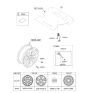 Diagram for 2022 Hyundai Ioniq 5 TPMS Sensor - 52940-L1100