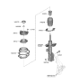Diagram for 2023 Hyundai Sonata Coil Spring Insulator - 54633-L1000