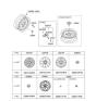 Diagram for 2010 Hyundai Elantra Wheel Cover - 52960-2H100