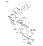 Diagram for 2009 Hyundai Elantra Wiper Arm - 98320-2H000