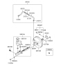 Diagram for Hyundai Elantra Brake Proportioning Valve - 58775-2D100