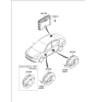 Diagram for 2006 Hyundai Elantra Car Speakers - 96330-2H000