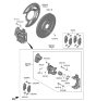 Diagram for Hyundai Ioniq 6 Brake Pad Set - 58302-KLA00