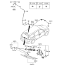 Diagram for 2008 Hyundai Entourage Windshield Washer Nozzle - 98931-4D000