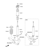 Diagram for 2014 Hyundai Tucson Shock Absorber - 55311-2S960