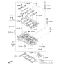 Diagram for 2014 Hyundai Tucson Cylinder Head Gasket - 22311-2E000