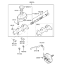 Diagram for Hyundai Excel Master Cylinder Repair Kit - 58510-24A00