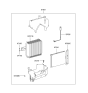 Diagram for 2000 Hyundai Accent Cabin Air Filter - 97617-1C000