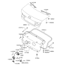 Diagram for 2006 Hyundai Sonata Trunk Latch - 81230-3K001