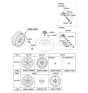 Diagram for Hyundai Accent Wheel Cover - 52960-1R100