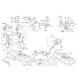 Diagram for Hyundai Accent Crankcase Breather Hose - 31457-1R500