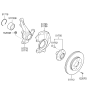 Diagram for Hyundai Accent Wheel Hub - 51750-1J000