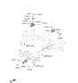 Diagram for 2023 Hyundai Kona Engine Mount Bracket - 21810-J9000