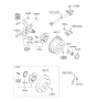 Diagram for Hyundai Elantra Control Arm Bolt - 52757-2D000