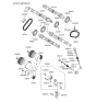 Diagram for Hyundai XG350 Timing Belt - 24312-39800