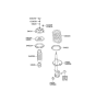Diagram for 2004 Hyundai Santa Fe Coil Spring Insulator - 54633-3A000
