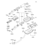 Diagram for 2000 Hyundai Santa Fe Exhaust Flange Gasket - 28764-26000
