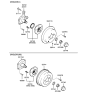 Diagram for Hyundai Santa Fe Wheel Hub - 52750-26000