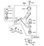 Diagram for Hyundai Axle Pivot Bushing - 54555-26000