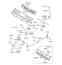 Diagram for 2000 Hyundai Santa Fe Lift Support - 81161-26001