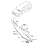 Diagram for Hyundai Palisade Wiper Arm - 98311-S8000