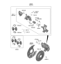 Diagram for Hyundai Palisade Brake Pad Set - 58302-S9A30