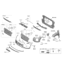 Diagram for Hyundai Palisade Headlight Seal - 86360-S8000