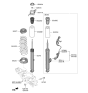 Diagram for 2020 Hyundai Genesis G70 Coil Spring Insulator - 55334-J5000