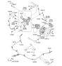 Diagram for Hyundai Tucson Axle Beam Mount - 52773-2G000