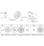 Diagram for 2012 Hyundai Elantra Wheel Cover - 52960-3X500