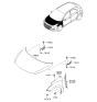 Diagram for Hyundai Elantra GT Hood Hinge - 79120-A5000