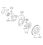 Diagram for Hyundai Steering Knuckle - 51716-A5000