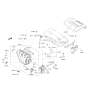 Diagram for Hyundai Accent Intake Manifold Actuator - 28322-2M100