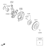 Diagram for 2021 Hyundai Accent Wheel Hub - 51750-H9000