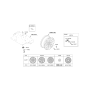 Diagram for Hyundai Elantra Wheel Cover - 52960-L1150