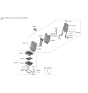 Diagram for 2023 Hyundai Palisade Seat Cover - 89A26-S8535-WEJ