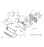 Diagram for Hyundai Tucson Cooling Fan Assembly - 25231-4W000