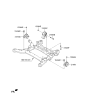 Diagram for 2015 Hyundai Tucson Engine Mount Bracket - 21830-4W000
