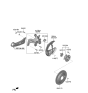 Diagram for 2023 Hyundai Kona Electric Brake Disc - 58411-D4650