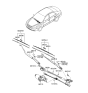 Diagram for Hyundai Sonata Windshield Wiper - 98310-3K000