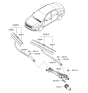Diagram for 2015 Hyundai Azera Wiper Blade - 98361-3R100