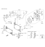 Diagram for Hyundai Sonata Radiator fan - 25231-C2100