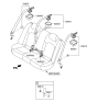 Diagram for Hyundai Sonata Seat Belt - 89820-C2000-TRY