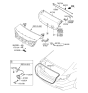 Diagram for Hyundai Sonata Tailgate Lock Actuator Motor - 81230-C1010