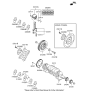 Diagram for Hyundai Elantra Flywheel - 23200-2B590