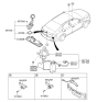 Diagram for Hyundai Sonata Hybrid Door Lock - 81260-C1010