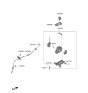 Diagram for 2021 Hyundai Elantra Automatic Transmission Shift Levers - 46700-BY200