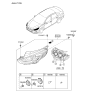 Diagram for 2019 Hyundai Sonata Headlight - 92102-C2500