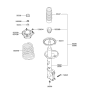 Diagram for 2003 Hyundai Elantra Coil Spring Insulator - 55323-2D000