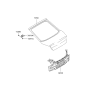 Diagram for Hyundai Tiburon Door Hinge - 79770-2C001